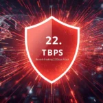 Cloudflare AI system defeating a record-breaking 22.2 Tbps DDoS attack