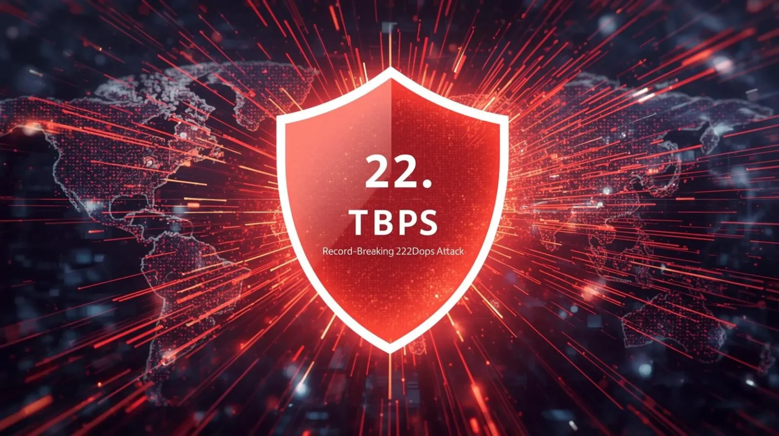 Cloudflare AI system defeating a record-breaking 22.2 Tbps DDoS attack