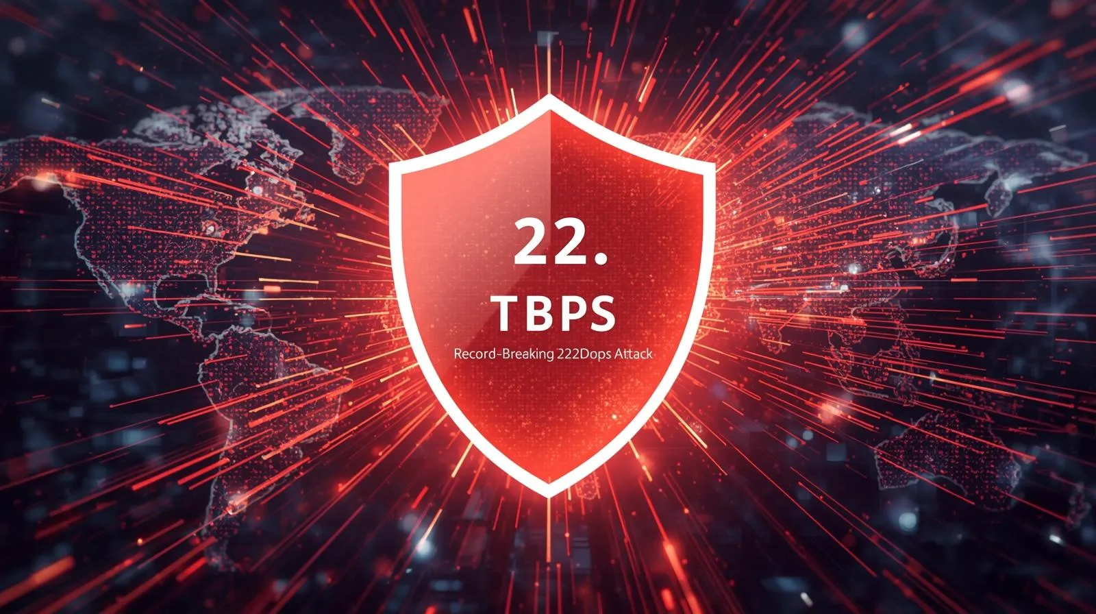 Cloudflare AI system defeating a record-breaking 22.2 Tbps DDoS attack